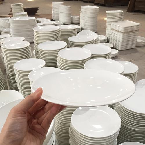 热销低价餐厅餐盘陶瓷大容量陶瓷销售吨